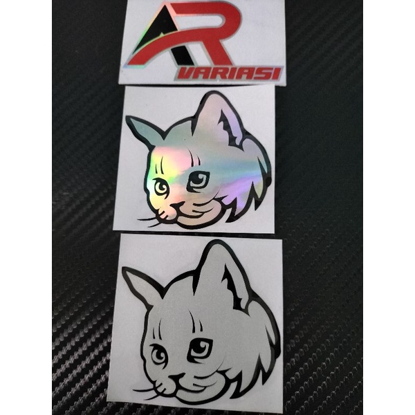 

STICKER KEPALA KUCING' LUCU CUTTING