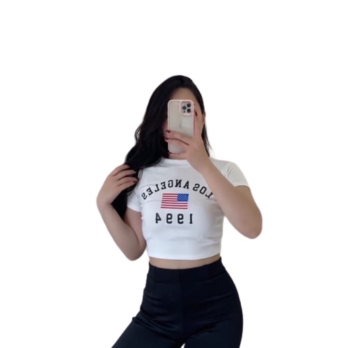 Kaos Crop Tee LA 1994