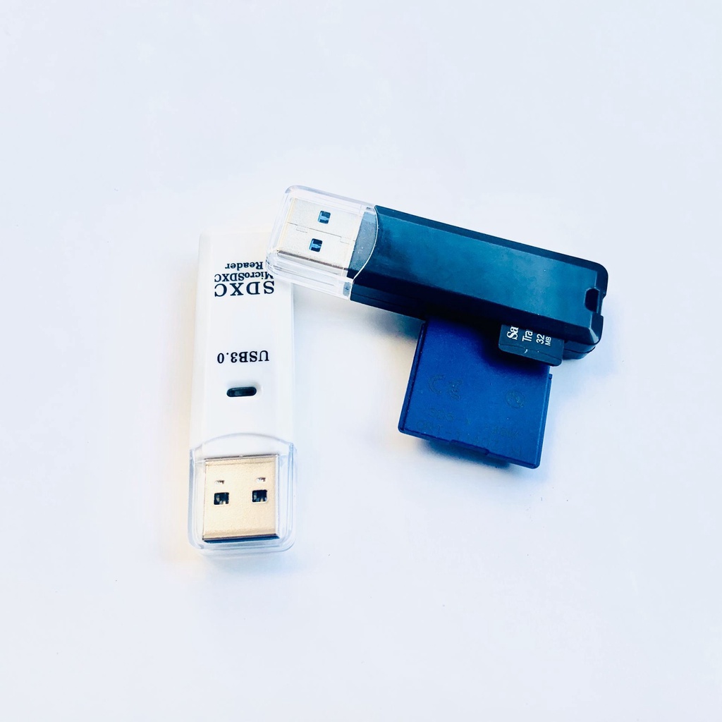 Mini USB3.0 SD and TF card reader / Portable Support Memory Card Reader