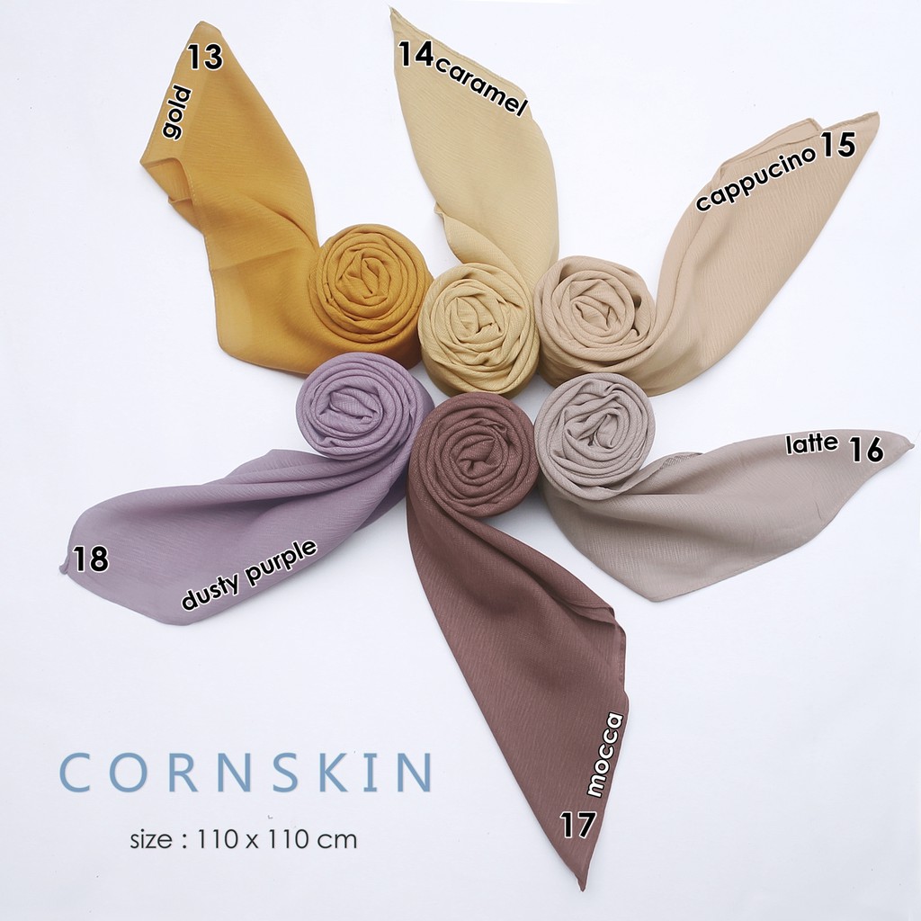 Hijab Segiempat Corn Skin