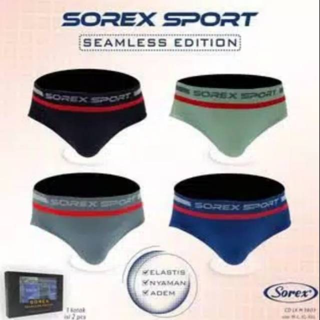 Celana Dalam Pria Seamless Sorex Man M3803 isi 2pcs