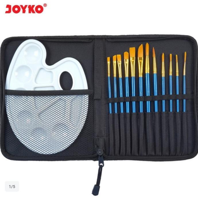 

Baru! Art Brush Set Alat Lukis Kuas Cat Air Minyak Acrylic Joyko Brs-7 Terpercaya