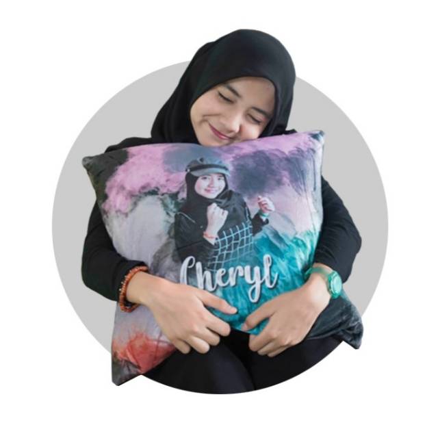 BANTAL bisa pake FOTO TULISAN  GRATIS DESAIN  Shopee 