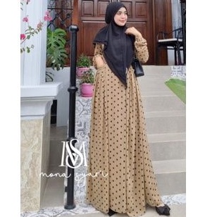 KHALISA one set  bergo   POLKA Original Mona Syari'i By M.E
