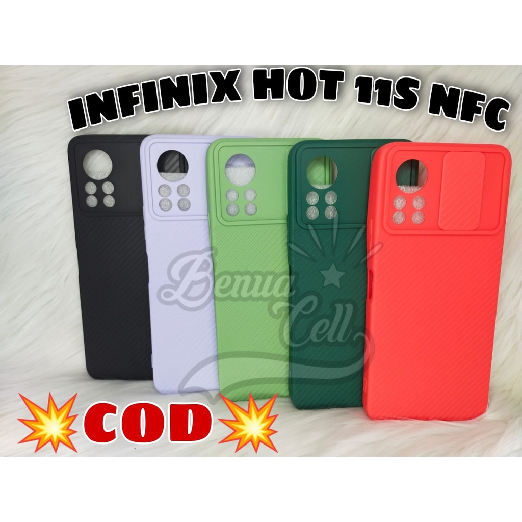 INFINIX HOT 11S NFC, HOT 11, HOT 10T //  CASE SLIDE KAMERA INFINIT HOT 11S, HOT 11, HOT 10T SOFTCASE SLIDING KAMERA - BC