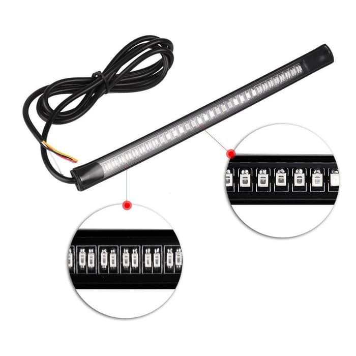 Lampu LED Strip Indikator Rem dan Sein Sepeda Motor Rainproof