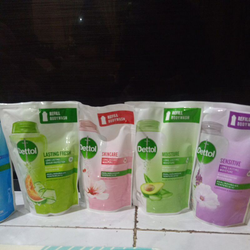 Dettol Reffil bodywash 410 g/sabun mandi dettol/bodywash gres tanpa mines