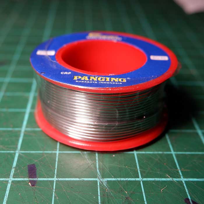 Timah eceran soldering wire panjang 1 meter 0.6mm 0.8mm pancing paragon suoer