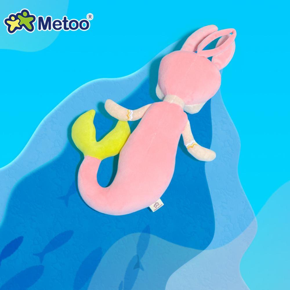 Timekey Mainan Boneka Stuffed Plush Metoo Angela Mermaid 38cm Untuk Hadiah Anak G9V2