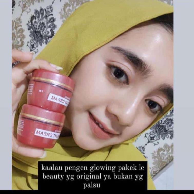𝕵 NIGHT CREAM LC BEAUTY Original 100% (ready)KEMASAN LAMA PEMUTIH WAJAH TERBEST TERMURAH ←