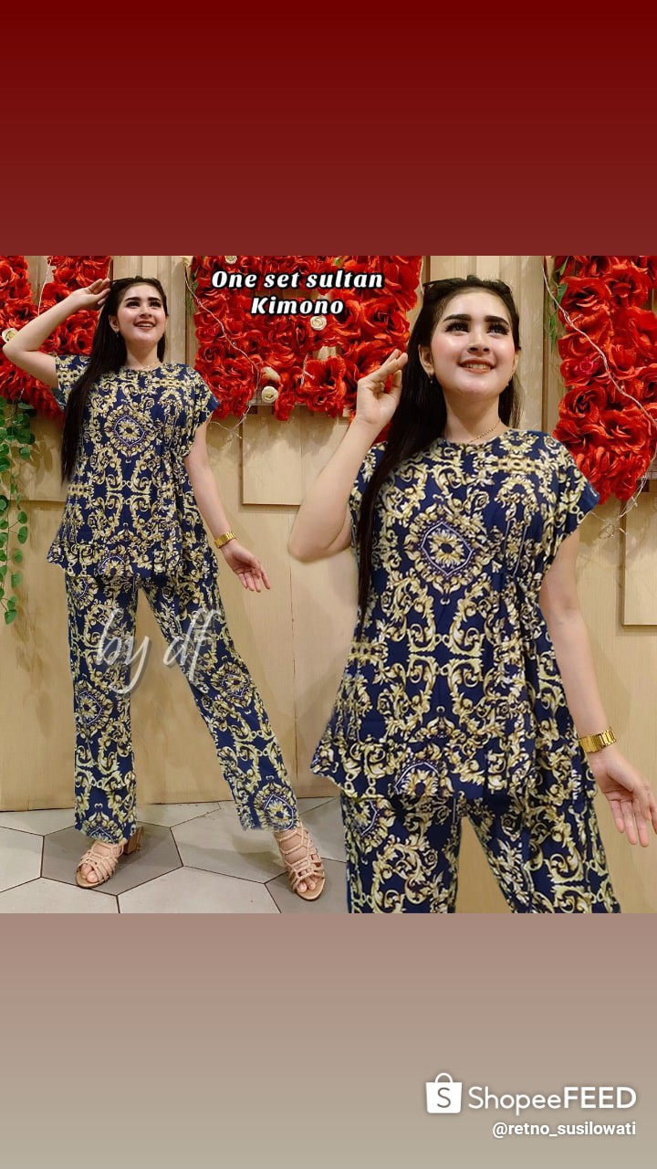 Setelan Shibory Serut Kekinian | Setelan Tie Dye Jaman Now | Batik Pekalongan Maju