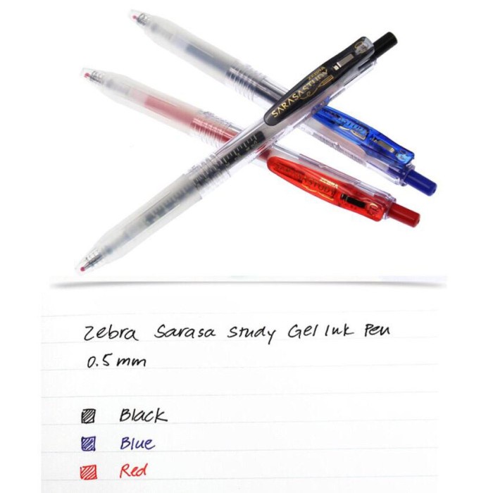 

Kusus Hari Ini Zebra Sarasa Study Limited Edition 0.5Mm Gilaa!!!