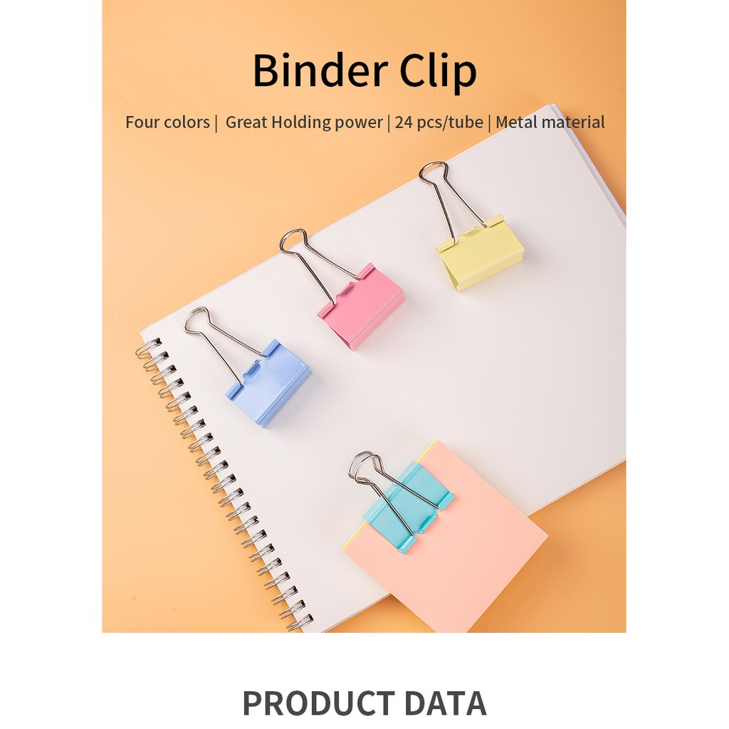 

Deli Binder Clips 41mm Warna - E8552A