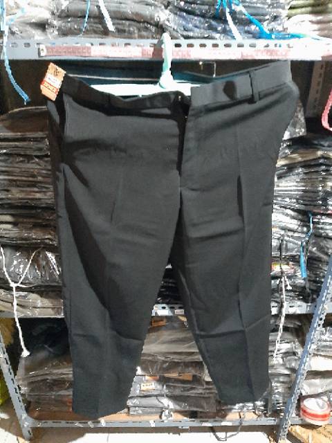 DICKER - Celana Bahan Formal Panjang Kerja Pria Jumbo Kain Twist Size 33-50