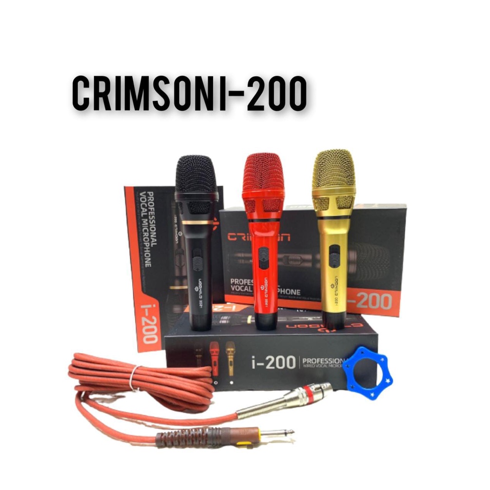 MIC KABEL CRIMSON I-200 MICROPHONE CABLE CRIMSON I 200