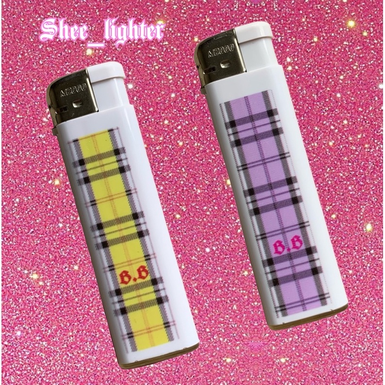 lighter / korek api / korek gas / mancis lucu checked edition