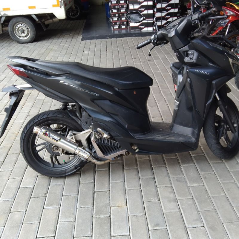 Knalpot New Vario 125/150 type M4 Shijiro Racing Original
