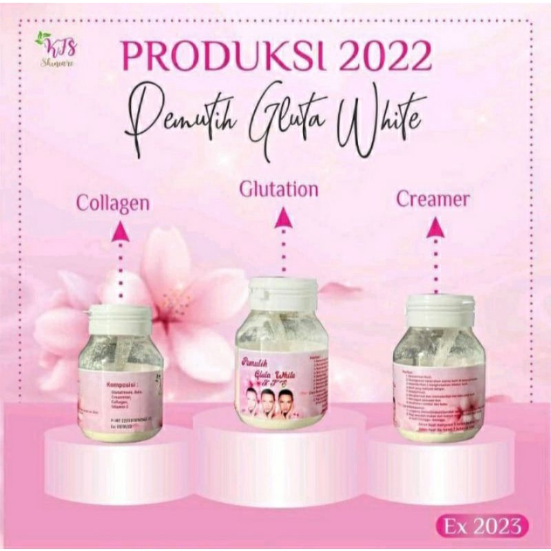 SUSU PEMUTIH GLUTA WHITE KFS ORIGINAL BPOM