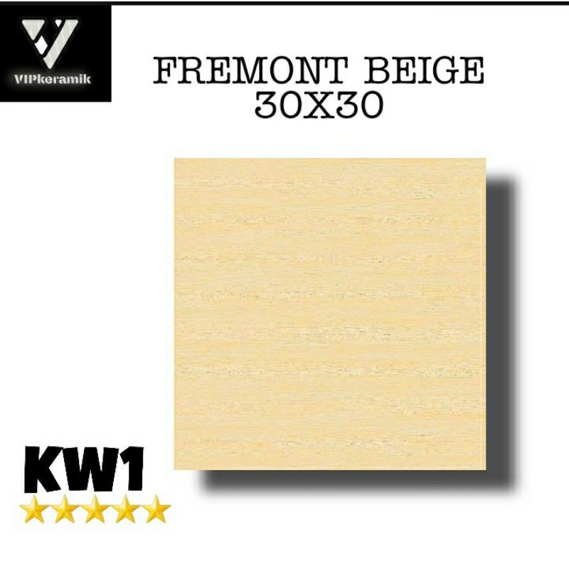 KERAMIK LANTAI KIA FREMONT BEIGE 30X30 KW1