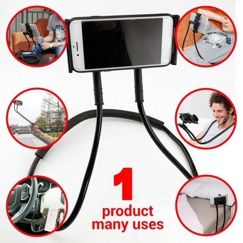 lazy Neck flexible Phone Holder - Lazy Pot Leher