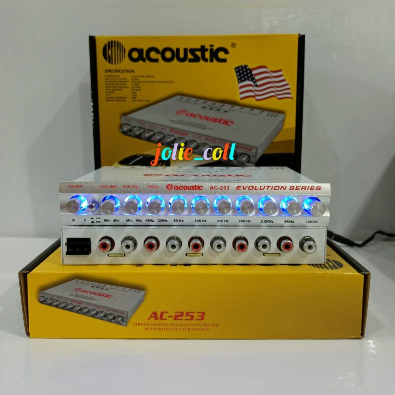 PREAMP PARAMETRIK ACOUSTIC AC-253 ADA 11BAND