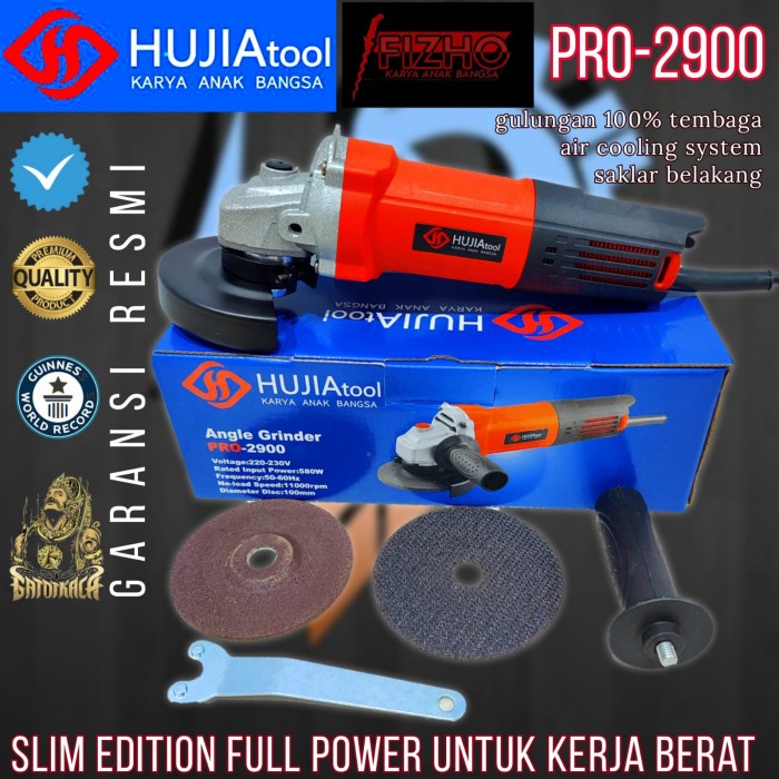 Mesin gerinda uchiha type 802 variable speed angle grinder gurinda