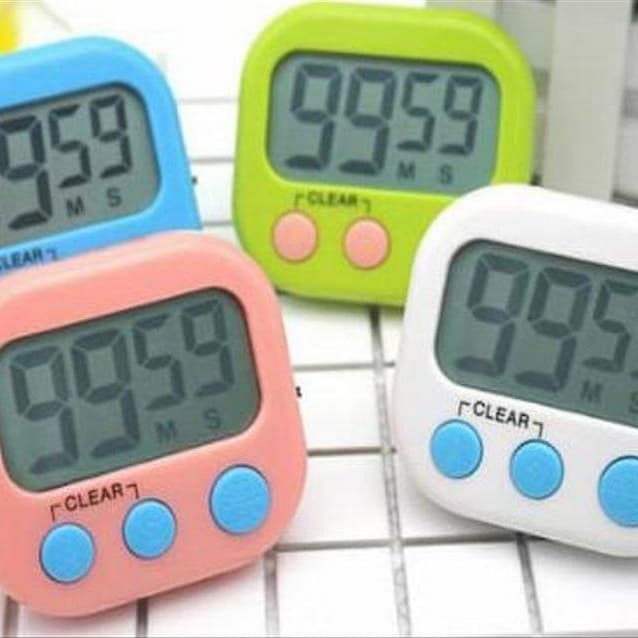 kitchen timer Digital Alarm Dapur Masak Clock Stopwatch