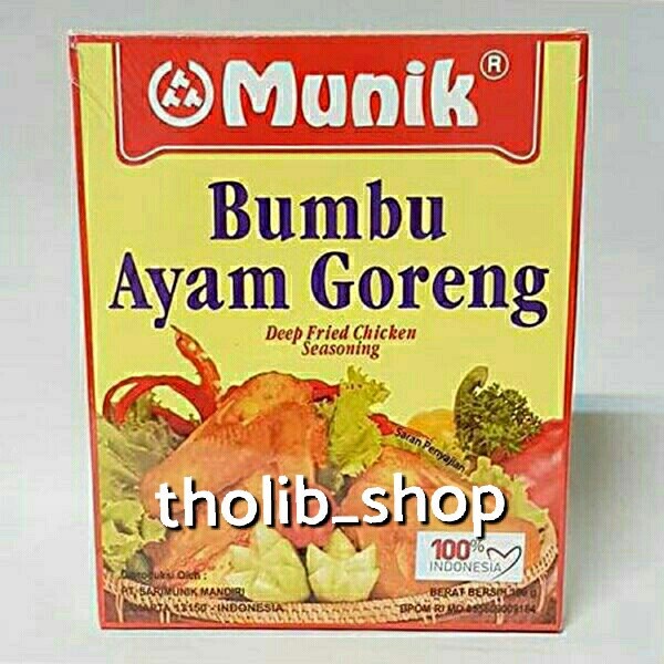 

Munik bumbu ayam goreng 180 gr box