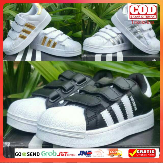 Grosir Sepatu Adidas Superstar Anak/Kids / Sepatu Adidas Anak / Sepatu Anak / Sepatu Sekolah Anak / Sepatu Anak Laki-laki