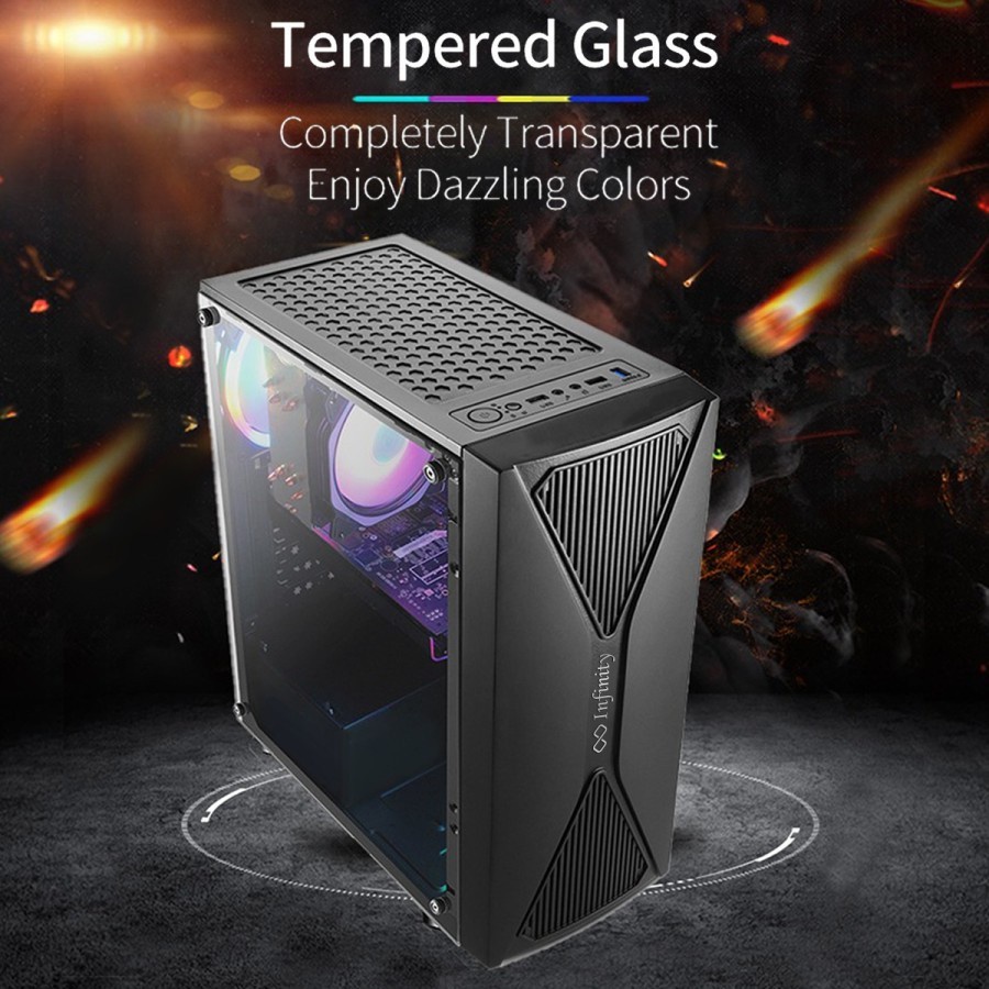 Casing Infinity Elysium V2 Tempered Glass