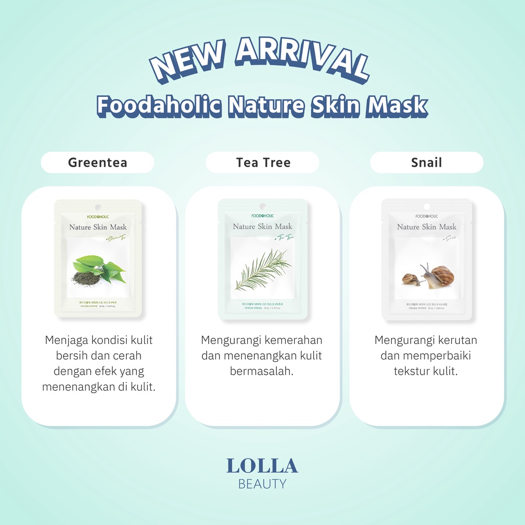 FOODAHOLIC - Nature Skin Mask