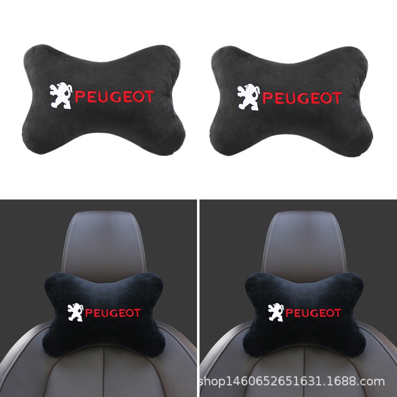 Peugeot Bantal Sandaran Kepala Jok Mobil Warna Hitam Untuk Peugeot 2008 207 208 406 408 3008