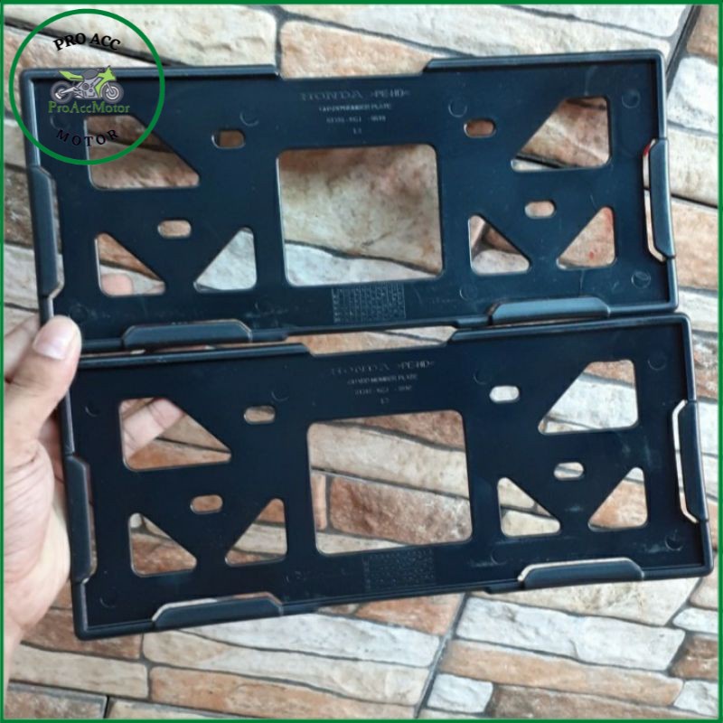 Cover plat Dudukan plat Motor Slip on Original Honda