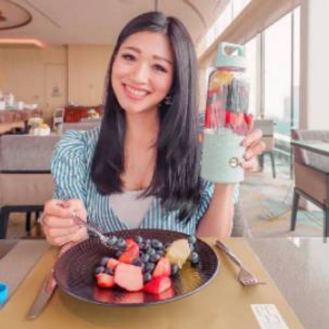 BLENDER PORTABLE VITAMER +BRUSH DIJAMIN ORIGINAL  VITAMER 500ML VITAMER 350ML CUSTOM NAMA