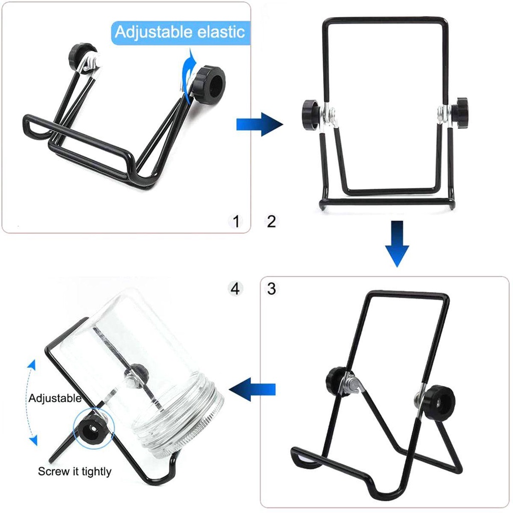 NICKOLAS1 Sprouting Jar Kit Sehat Dengan Stand Penutup Perkecambahan Organik Stainless Steel