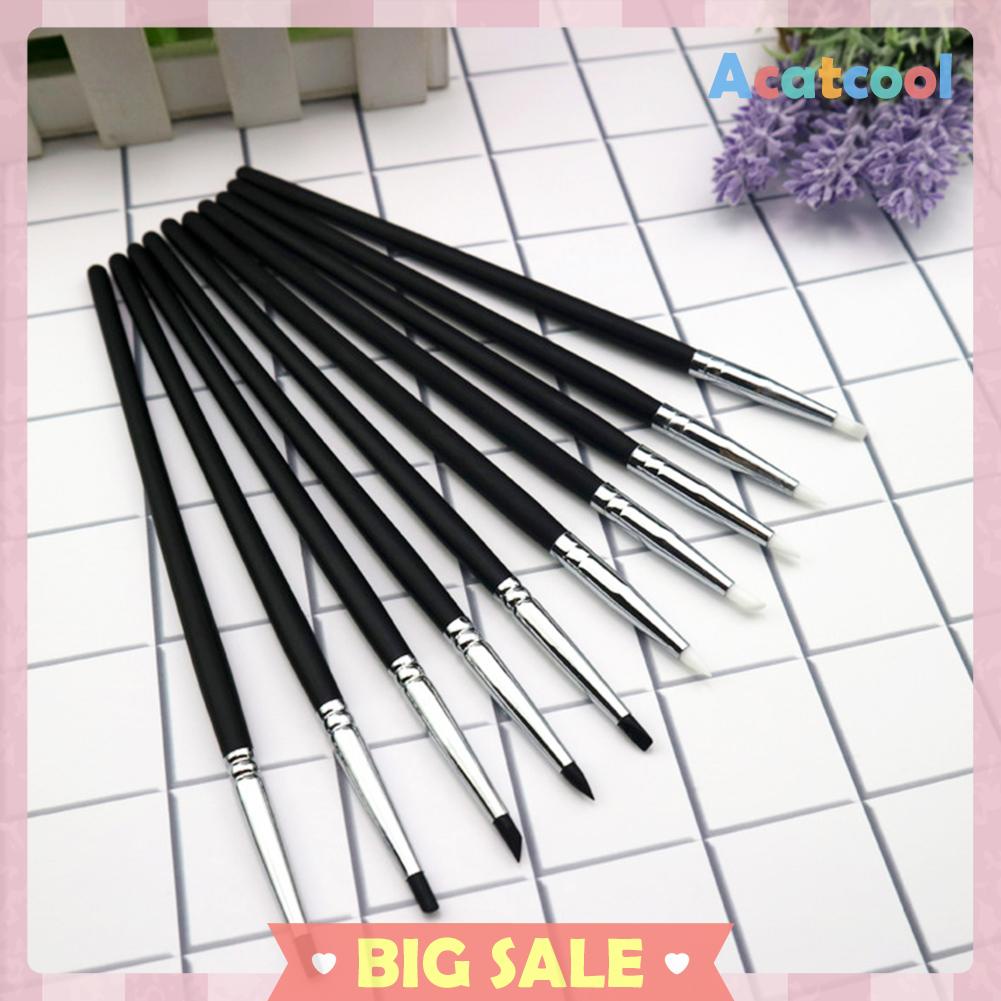 5pcs Pen Brush Untuk Mengukir Tanah Liat / Polymer Clay / Keramik