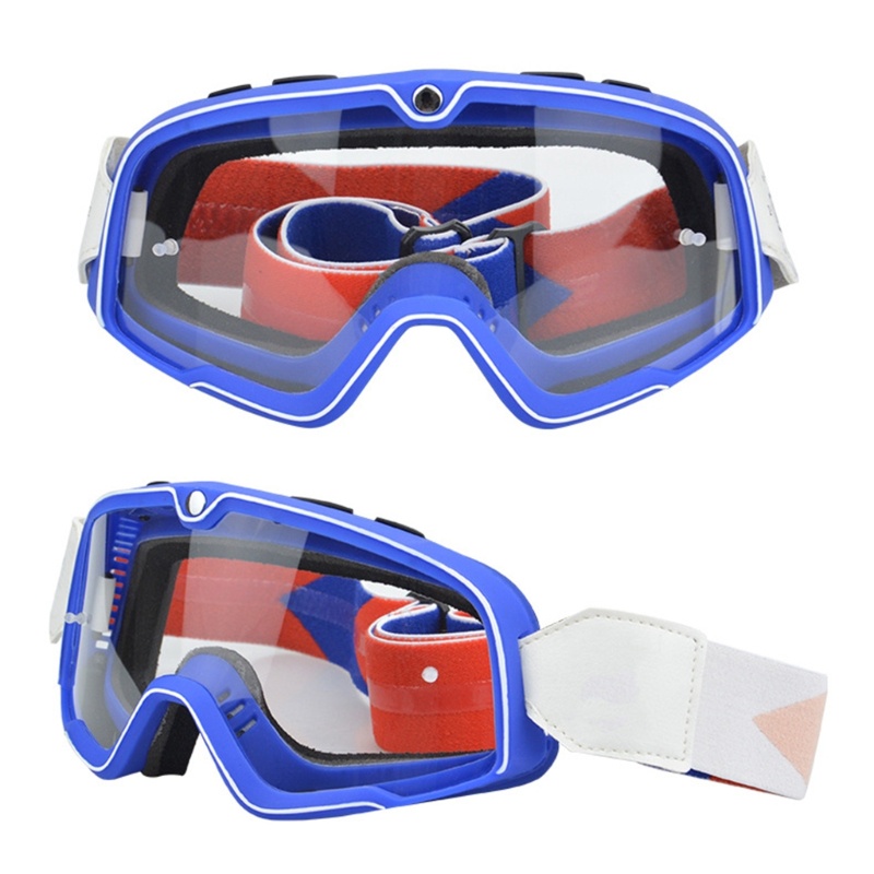 Zzz Kacamata Goggles Helm Motor Anti Debu / Angin