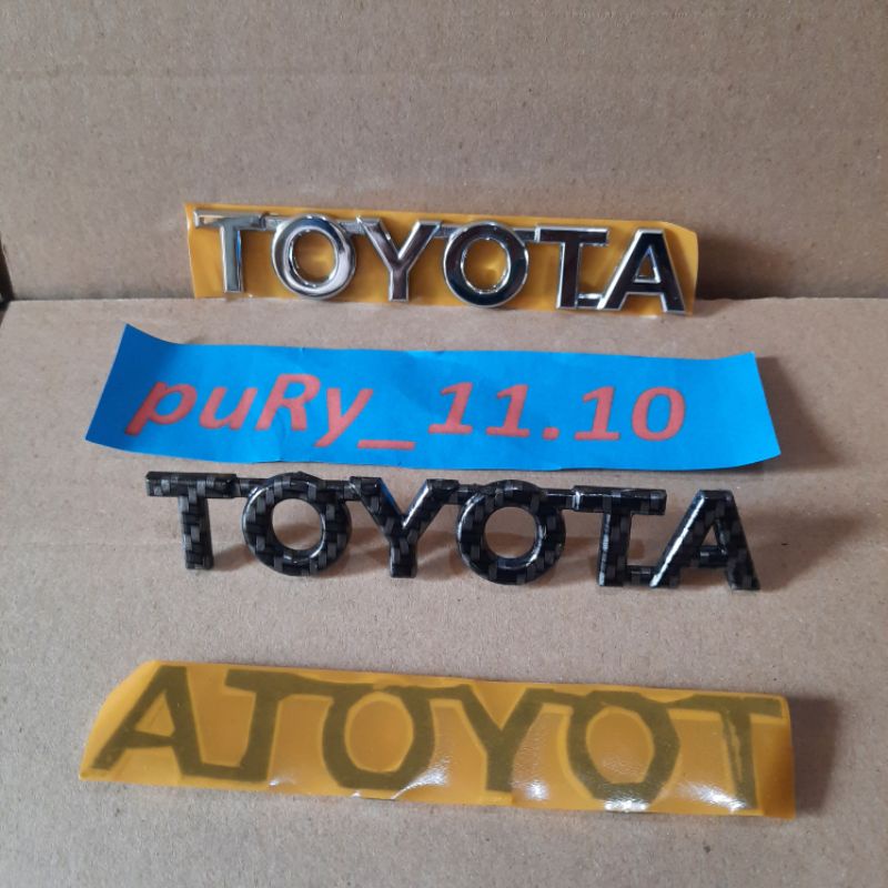 EMBLEM TOYOTA UNIVERSAL ORIGINAL