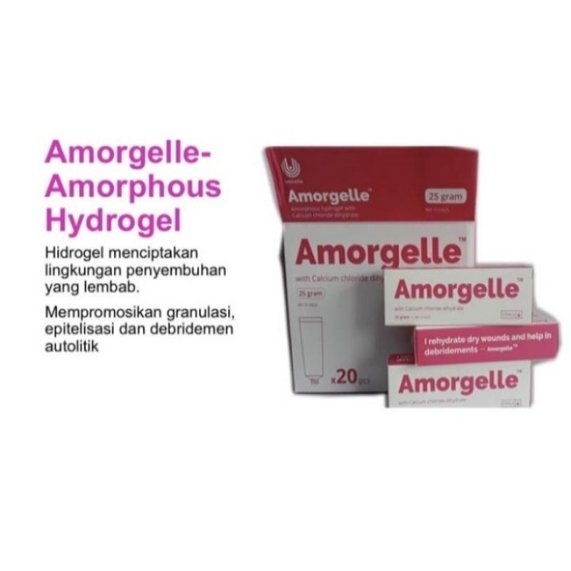 Amorgelle hydrogel with calcium