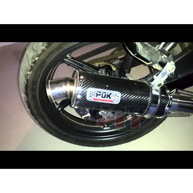 BEST PRODUCKgaransi ori knalpot racing pdk thailand carbon yamaha new vixion nvl