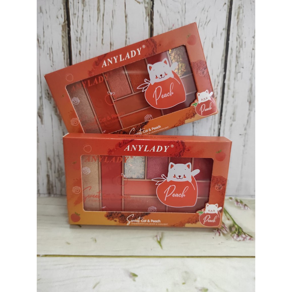 ANYLADY EYESHADOW SWEET CAT &amp; PEACH 792B / PEACH KEMBAR