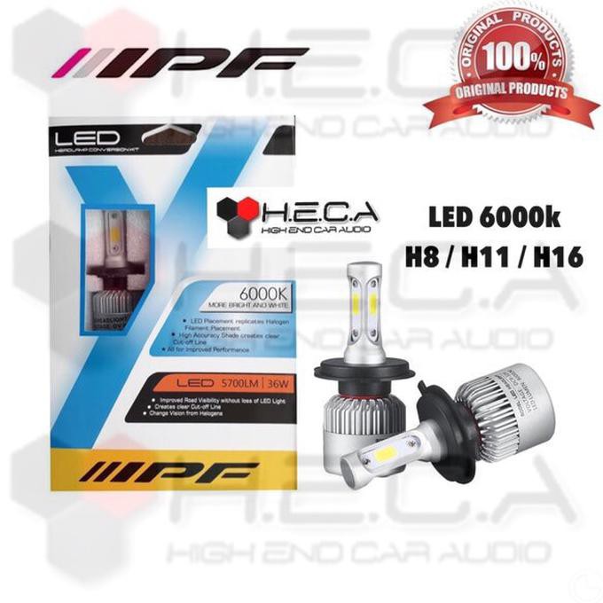 DIJUAL LED IPF H8 & H11 & H16 6000K LAMPU MOBIL BOHLAM ORIGINAL #4