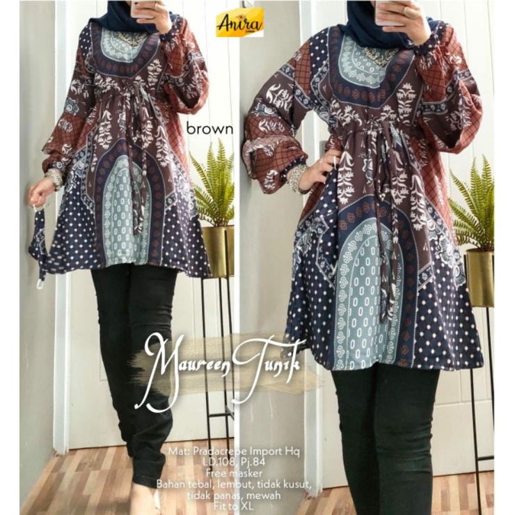 (COD) GRESSS ATASAN TUNIK WANITA TERBARU BY MOLLI / MOELA dan ANIRA | ada WEARING KLAMBY STYLE