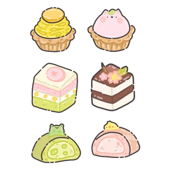 

sticker lucu / sticker murah bentuk ice cream