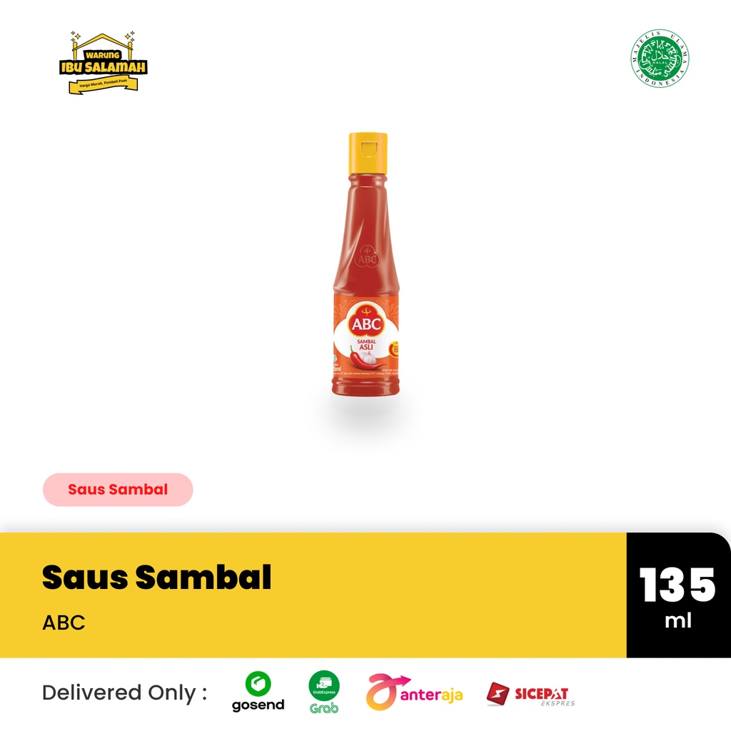 

Saus Sambal Asli ABC 135 ml - BOTOL