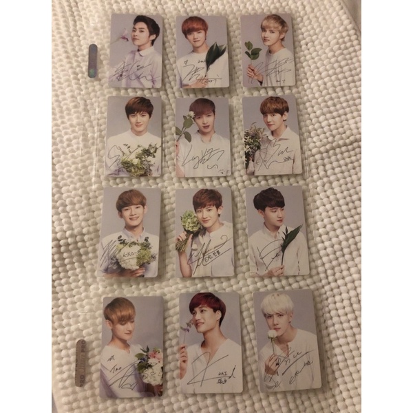 EXO - OFFICIAL RARE LIMITED PHOTOCARD PC (NATURE REPUBLIC VER.2)