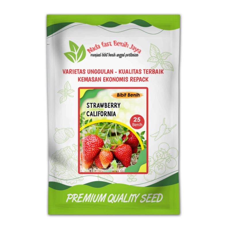 Benih biji Strawberry California unggulan