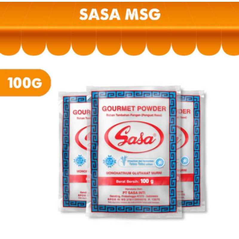 

Sasa MSG kemasan 100gr -3pcs