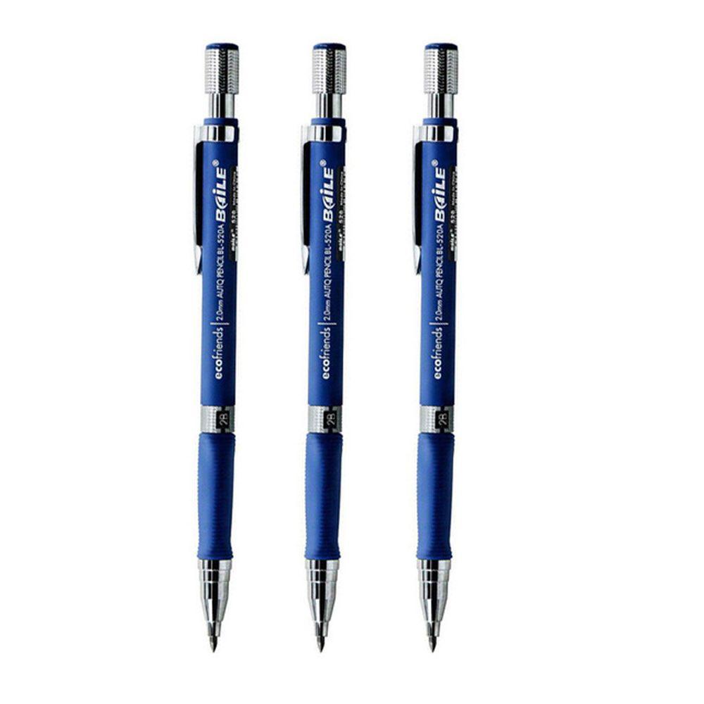 [Elegan] Pensil Mekanik 2.0mm Gambar Classwork Alat Tulis Pensil Lead