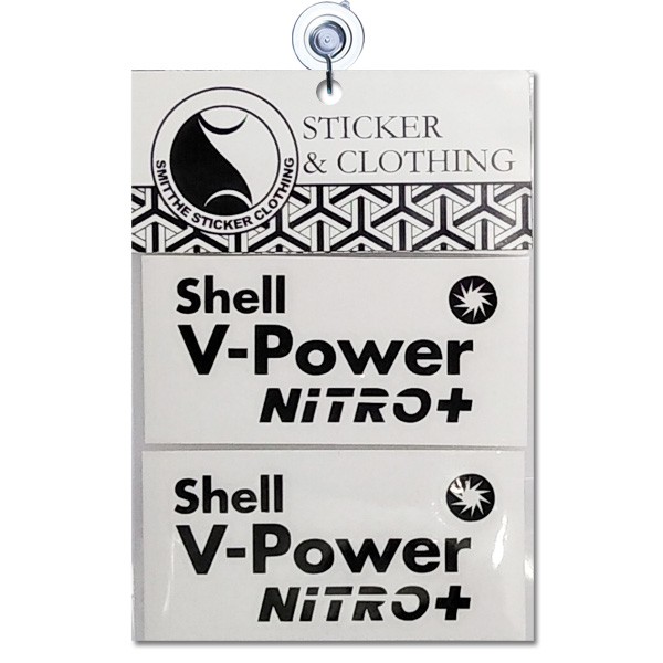 Stiker Shell V Power Nitro Logo Cutting Sticker untuk aksesoris Mobil Motor